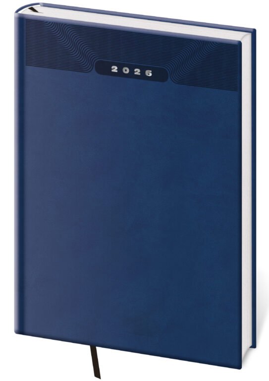 FLIP (s vyměnitelnou náplní) - Týdenní diář A5 Print Classic modrý