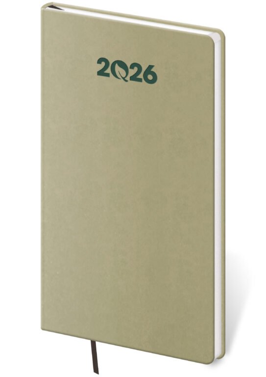 Diáre 2026, pracovné diáre - Vreckový diár ECO Kiwi