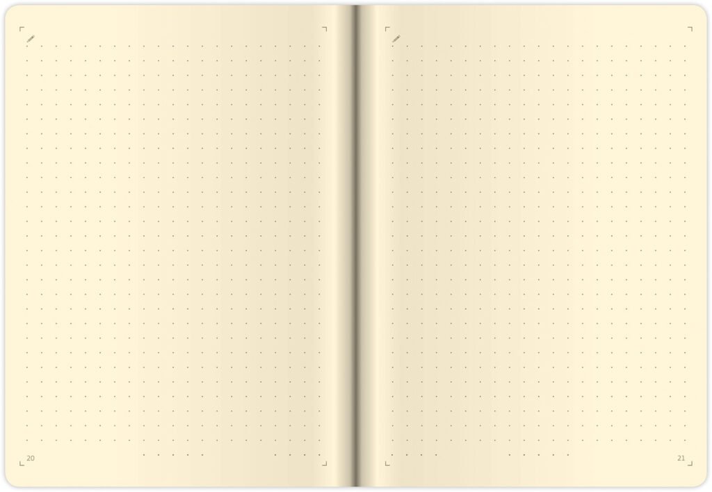 Denníky, nedatované diáre, zápisníky - Zápisník Flip M bodkovaný čierno/zelený