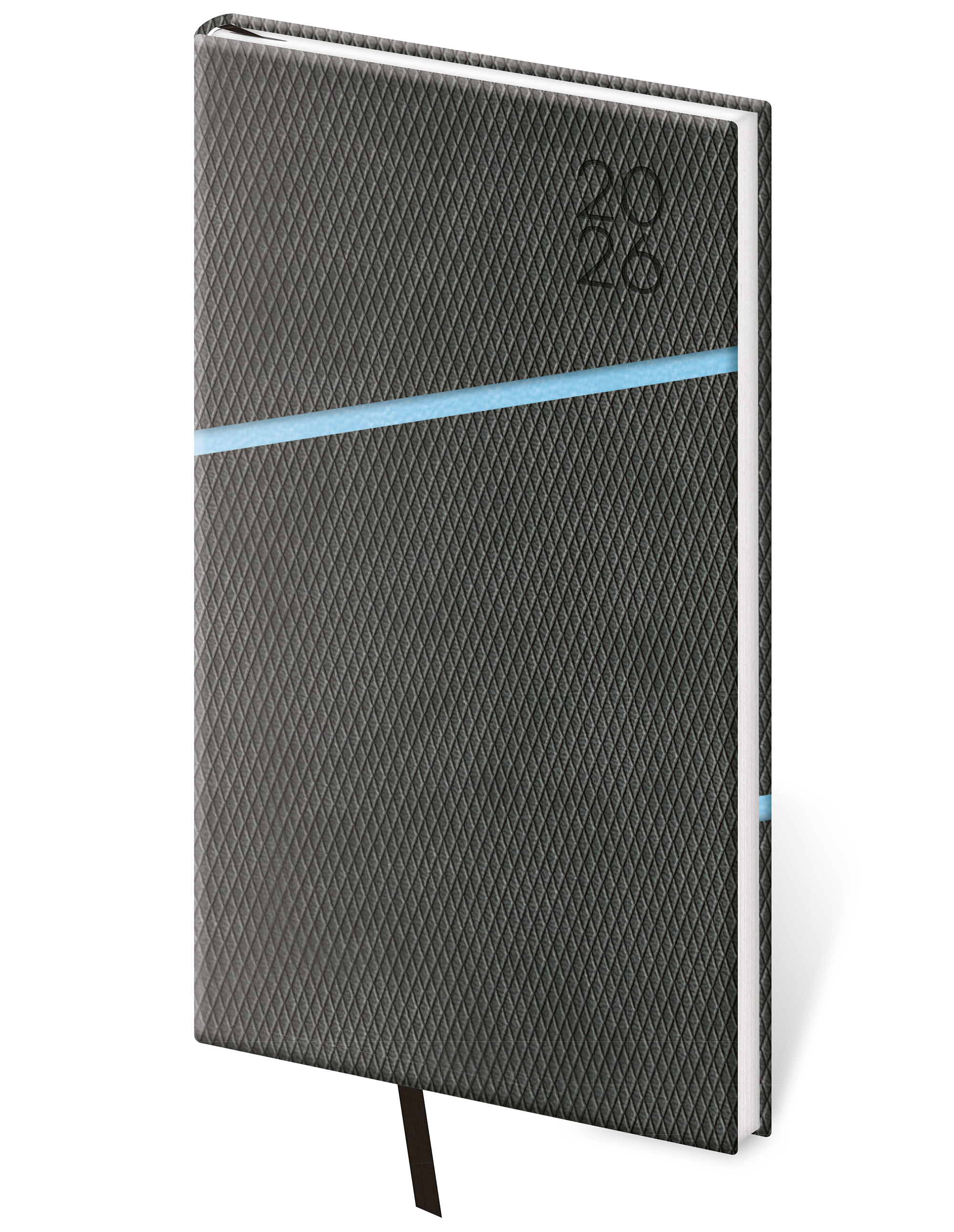 Kapesní diáře Napoli - Kapesní diář Grife šedo/modrý