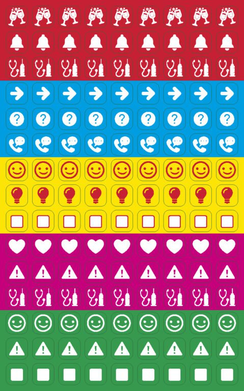 So samolepkami - Zápisník Memory L linajkový White