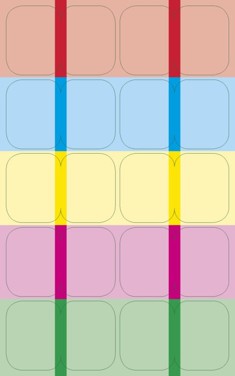 So samolepkami - Zápisník Memory L linajkový White