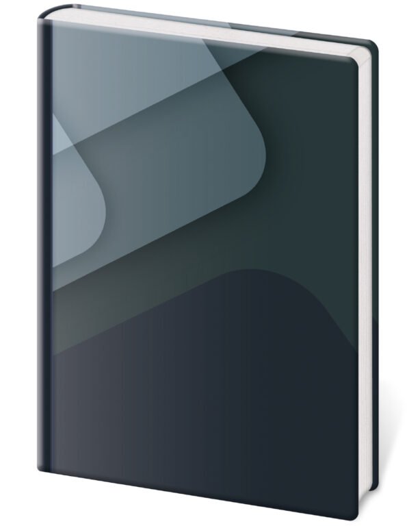 Black +, Double+ - Zápisník Vario L linajkový - SHADOW DESIGN