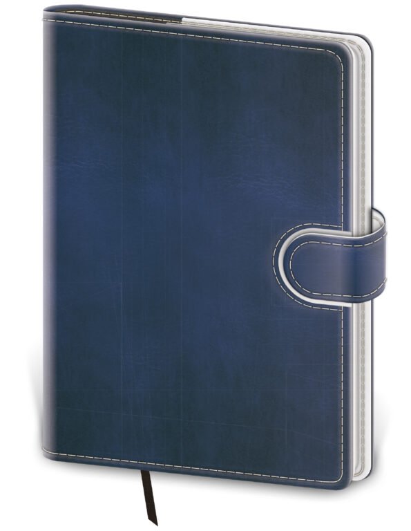 FLIP (s vyměnitelnou náplní) - Týdenní diář A5 Flip modro/bílý