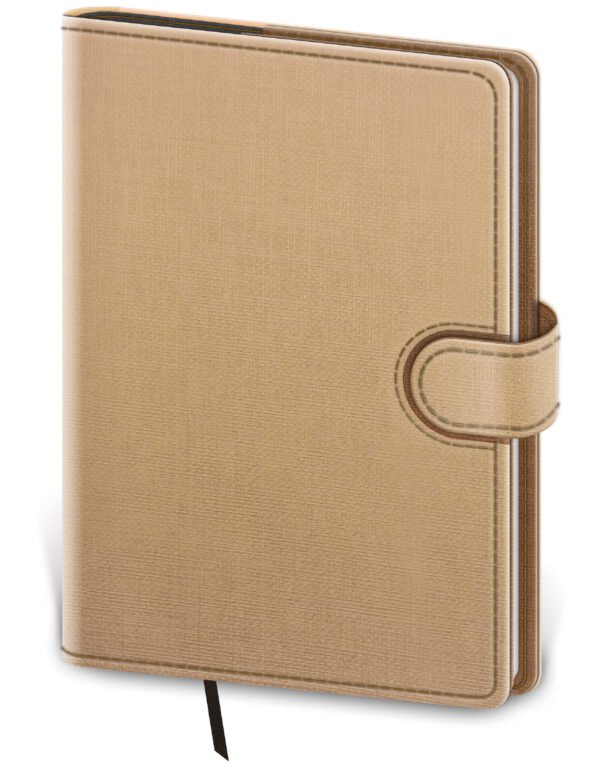 Kapesní diář Flip béžovo/hnědý