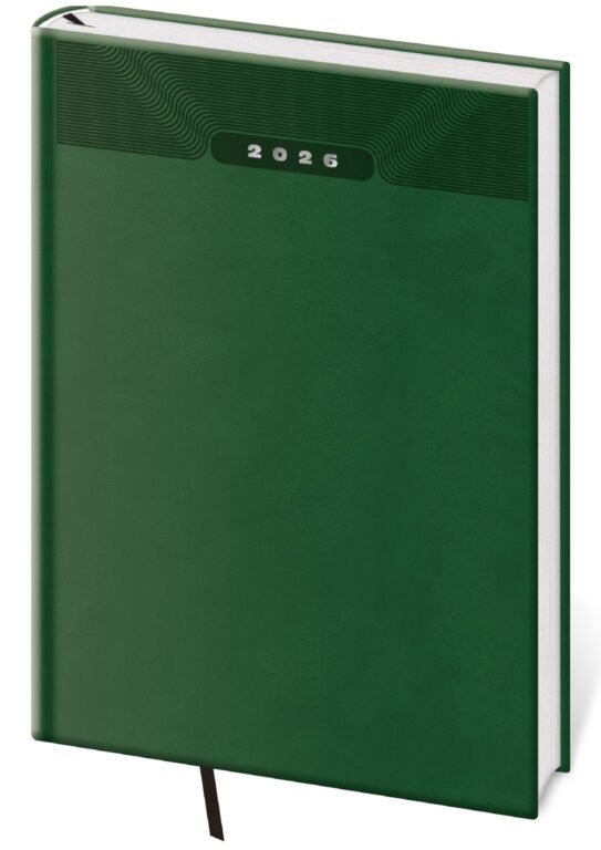 Týždenný diár B5 Print Classic zelený