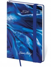 Diáře 2026, plánovací diáře - Kapesní diář Vario Matragi Blue s gumičkou