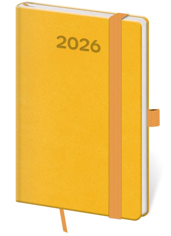 Vreckový diár Print Pop žltý