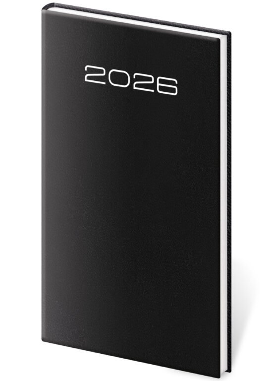 Koženkové - Vreckový diár Old Karachi čierny