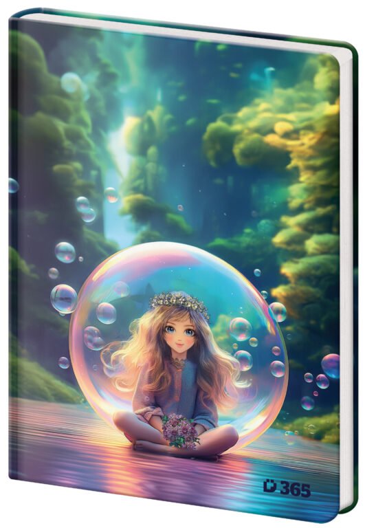 Denníky, nedatované diáre, zápisníky - Pamätník A5 13x18cm čistý Fairy