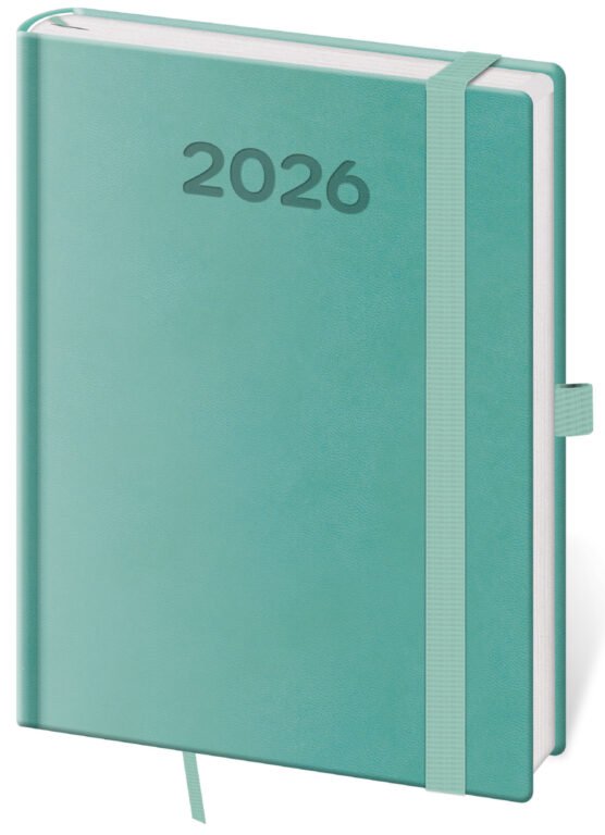 Diáre 2026, pracovné diáre - Denný diár B6 Print Pop svetlo zelený