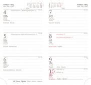 Diáre 2026, pracovné diáre - Vreckový diár Grife šedo/modrý