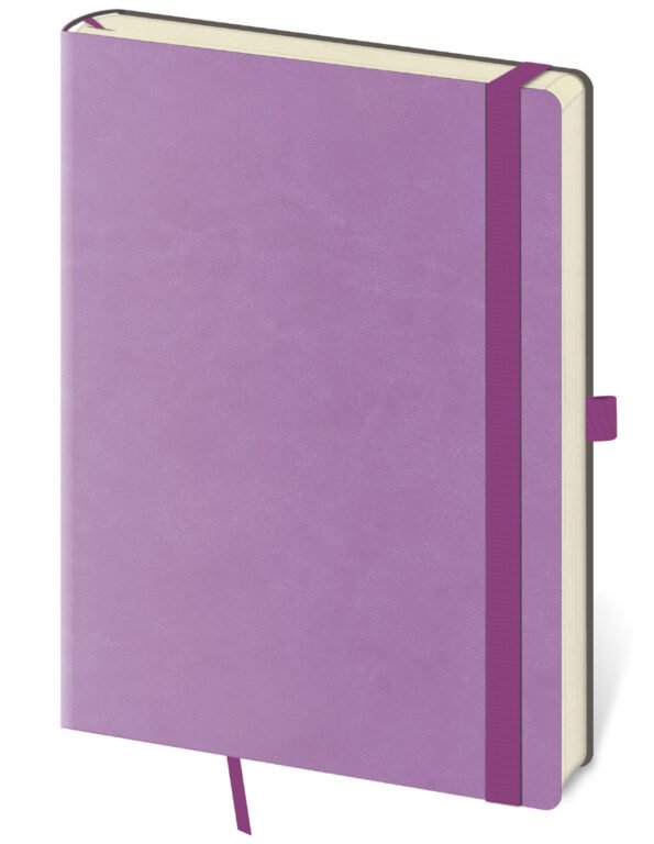 Denníky, nedatované diáre, zápisníky - Zápisník Flexies L bodkovaný Violet