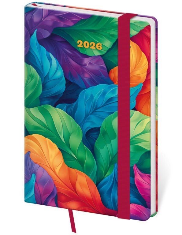 Diáre 2026, pracovné diáre - Vreckový diár Vario Tropical s gumičkou