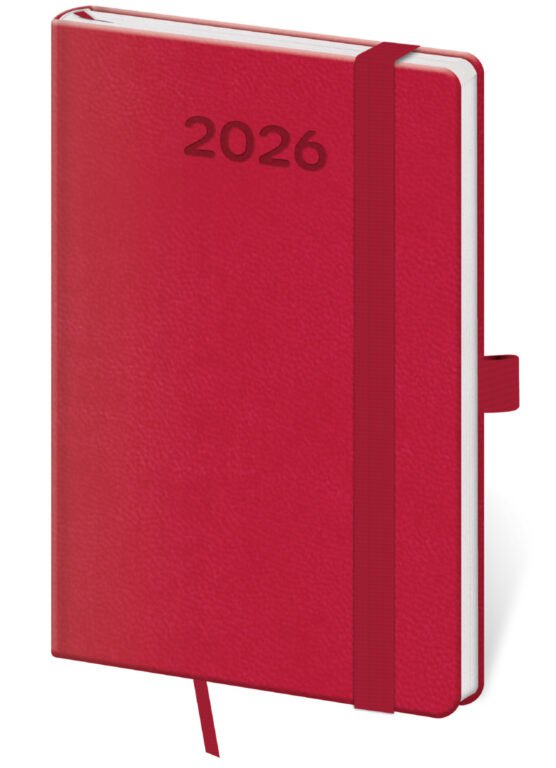 Vreckový diár Print Pop malinový