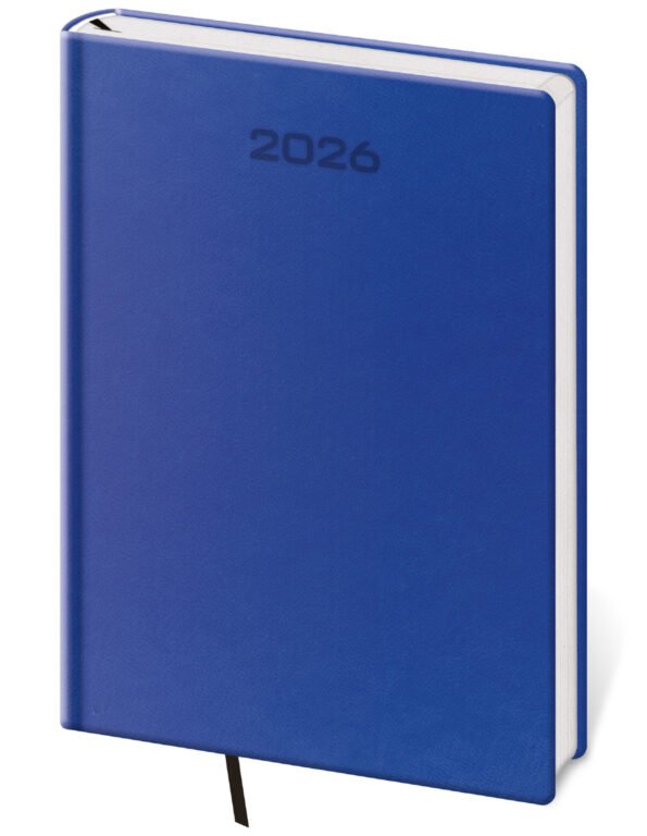 Diáře 2026, plánovací diáře - Denní diář A5 Soft modrý