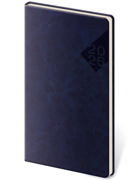 FLIP (s vyměnitelnou náplní) - Kapesní diář Nebrasca modrý