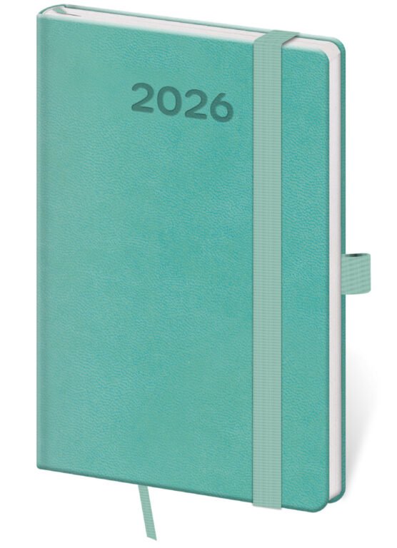 Vreckový diár Print Pop světle zelený