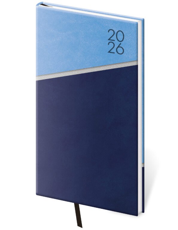 Kapesní diáře Napoli - Kapesní diář Line modrý