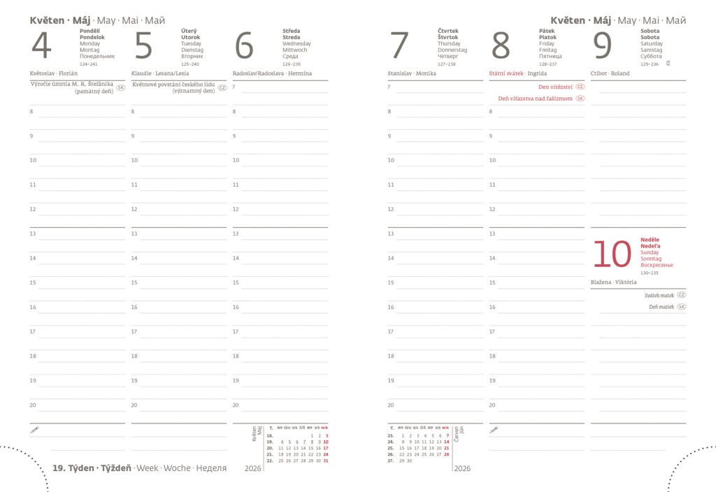 FLEXIO (mäkká ohybná väzba) - Týždenný diár B6 Flexio zelený s gumičkou