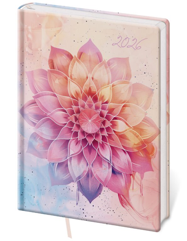 PRINT POP (matná koženka) - Týždenný diár A5 Vario Lyra Aura