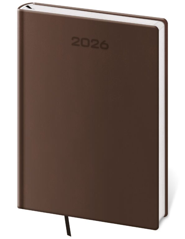 Denný diár A5 Soft hnedý