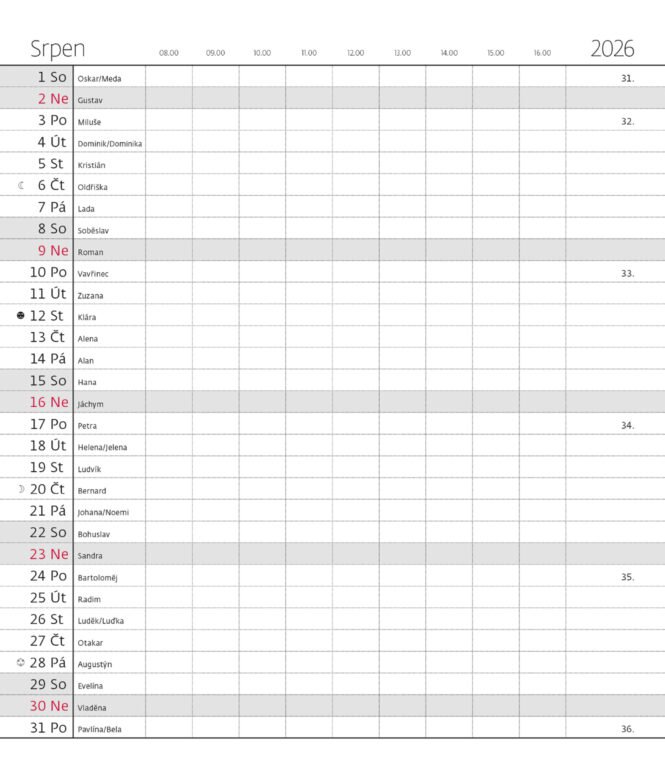 TORINO (celoplastové desky) - Měsíční diář Torino bordó