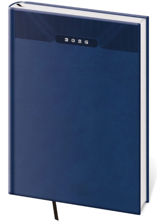 Týdenní diář B5 Print Classic modrý