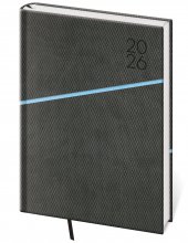 Diáře 2026, plánovací diáře - Týdenní diář A5 Grife šedo/modrý