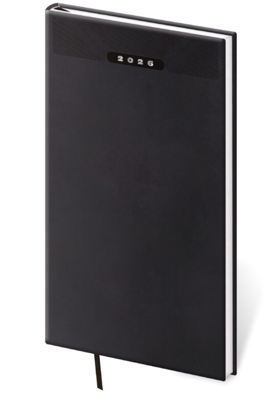 Kapesní diář Print Classic černý