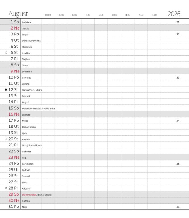 Diáre 2026, pracovné diáre - Mesačný diár Torino modrý