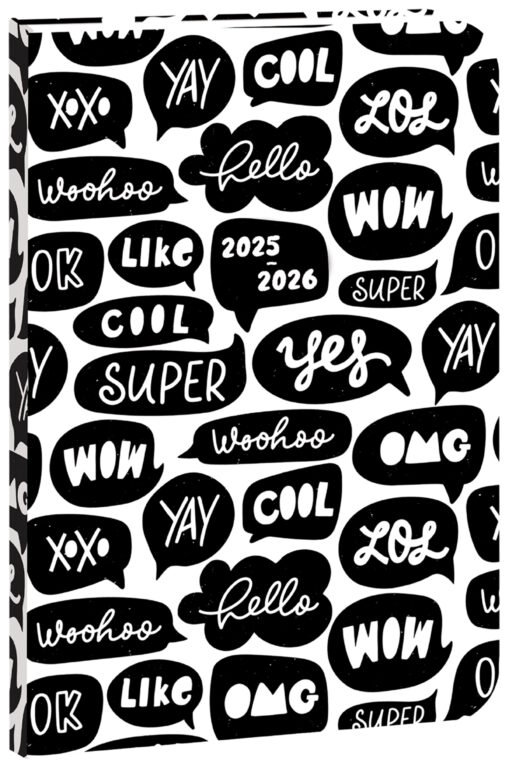 FLIP (s vyměnitelnou náplní) - Školní diář STUDENT Cool 2025/26 - české kalendárium