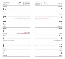 Napoli - Dvojtýždňový diár Napoli dizajn7