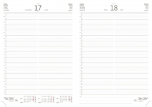 PRINT CLASSIC (matná koženka) - Denný diár A4 Print Classic modrý