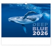 Wall calendars 2026 - Calendar Deep Blue