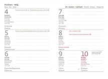 VARIO LYRA (laminácia s hodvábnym efektom) - Vreckový diár A7 Vario Lyra Paris