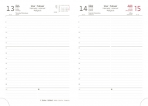 GOMMATO (matné bez štruktúry) - Denný diár A5 Gommato tyrkysový