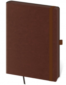 Notebooks - Notebook Memory L lined Brown