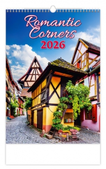 Wall calendars 2026 - Calendar Romantic Corners