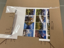 Wall calendars 2026 - Adjustable cardboard package for 4 dimensions