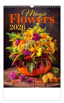 Wall calendars 2026 - Calendar Magic Flowers