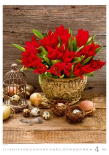 Wall calendars 2026 - Calendar Magic Flowers