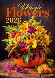 Wall calendars 2026 - Calendar Magic Flowers