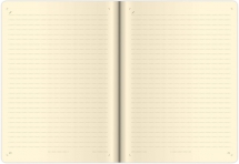 Black +, Double + - Notebook Double Black L dot grid