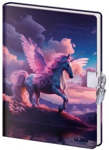 Notebook for Children - Notebook for Children with Lock -  Unicorn