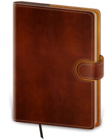 Notebooks - Notebook Flip M lined brown/brown