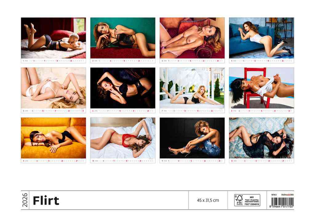 Wall calendars 2026 - Calendar Flirt