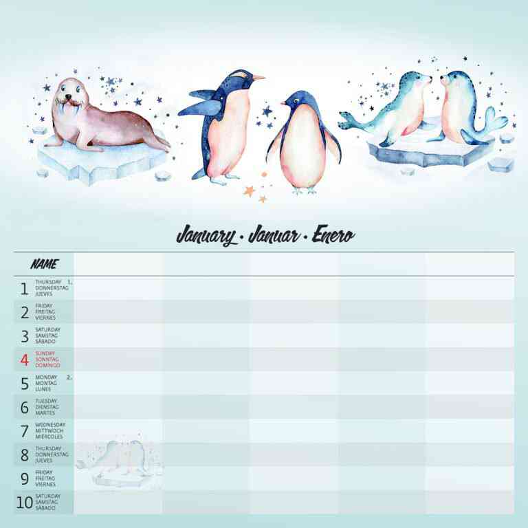 Wall calendars 2026 - Calendar Family Planner