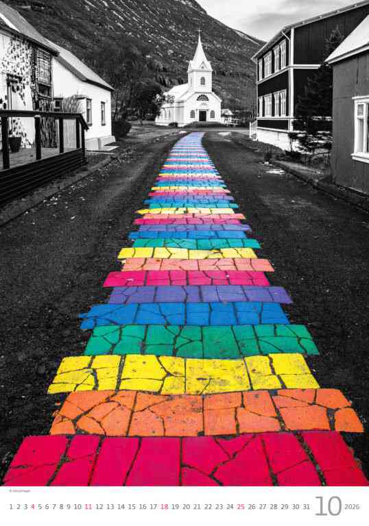 Wall calendars 2026 - Calendar Colour Art