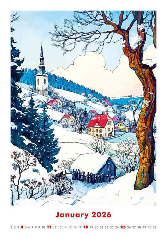 Wall calendars 2026 - Calendar Art Naive